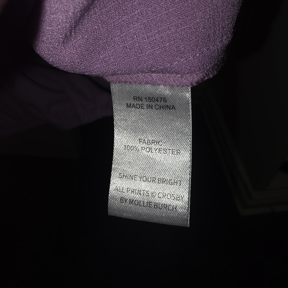 CROSBY Lilac Ruffle Blouse - Picture 6 of 6